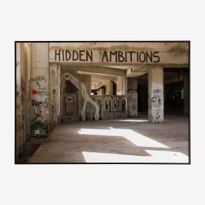 Urban Architectuur Poster met Street Art