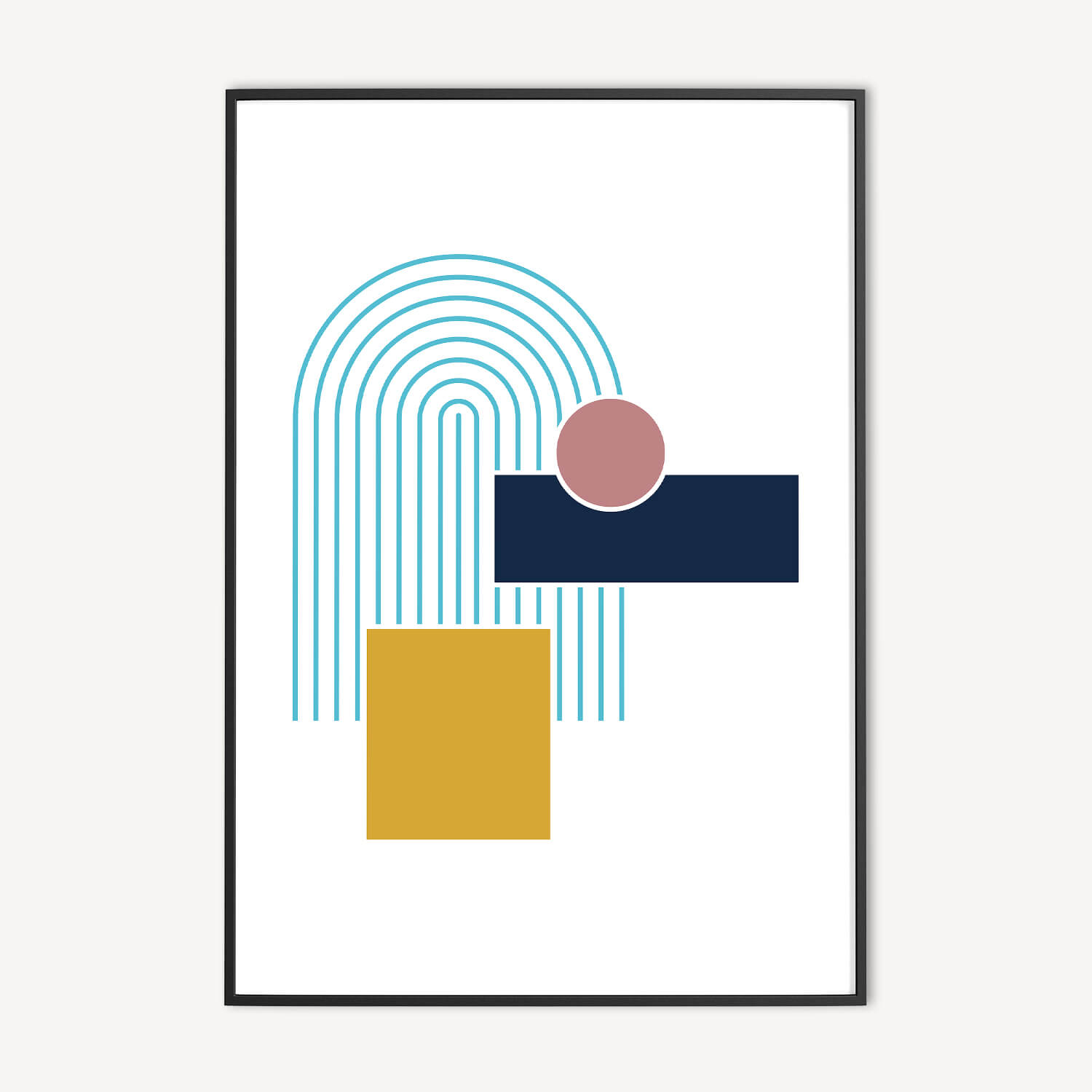 Felle Kleuren Poster en Canvas Print