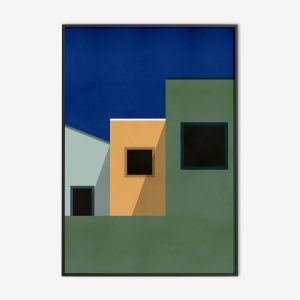 Huizen Poster - Architectuur Poster en Print