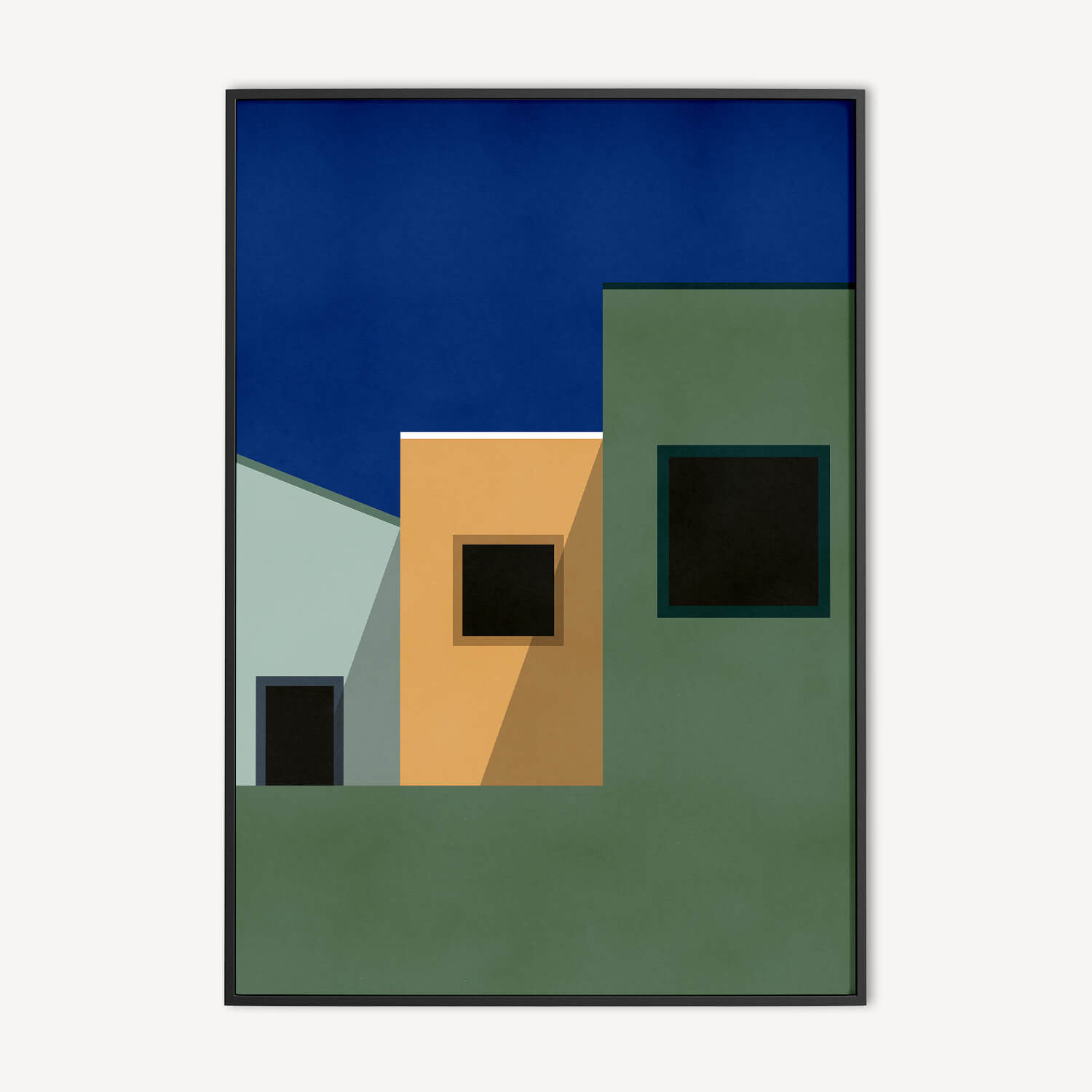 Huizen Poster - Architectuur Poster en Print