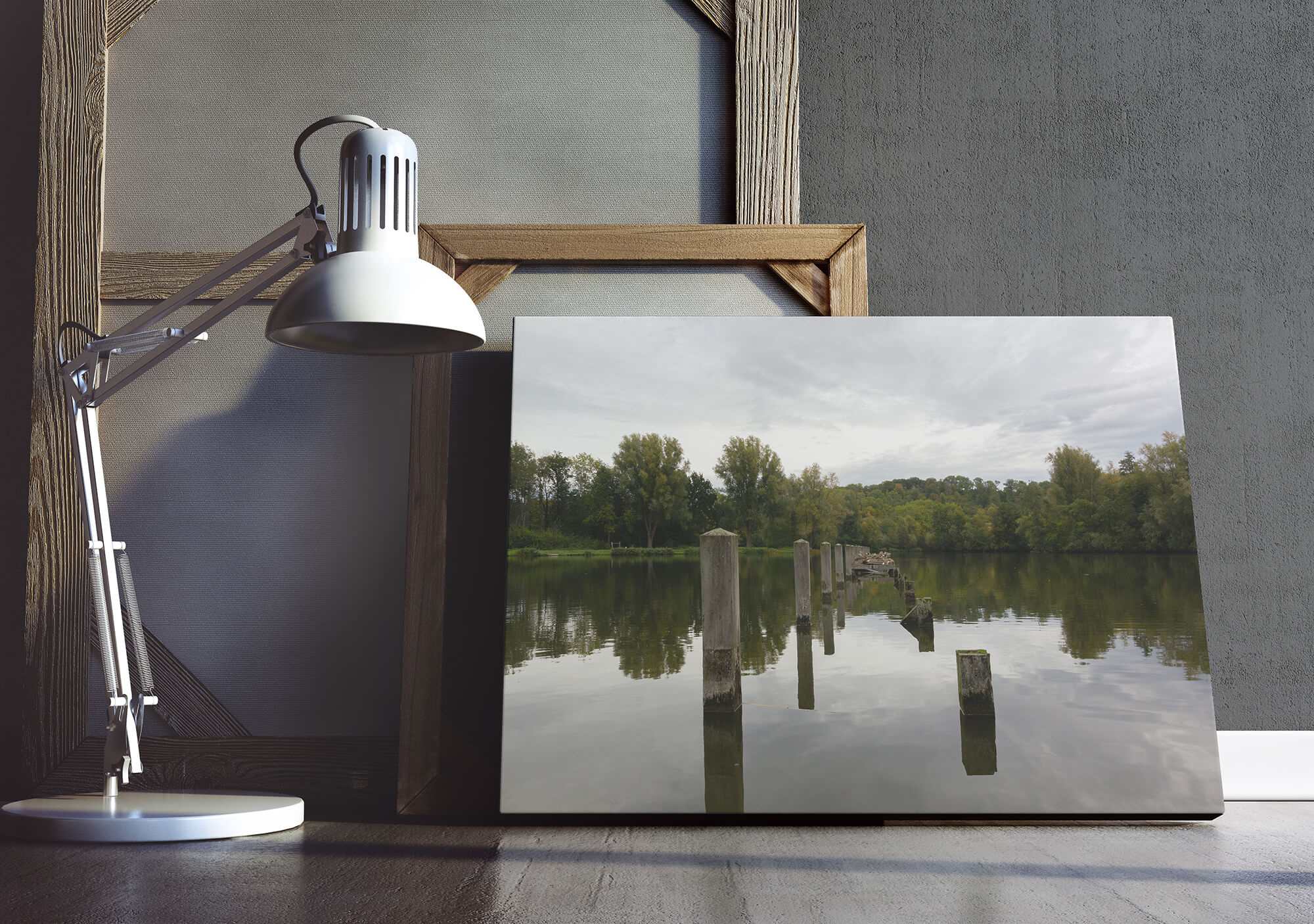 Reflecties in het Water Poster en Print