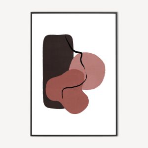 Line Art Poster en Print - Abstract Face