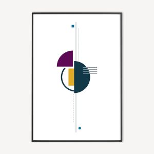 Geometrische Vormen Poster en Canvas Print
