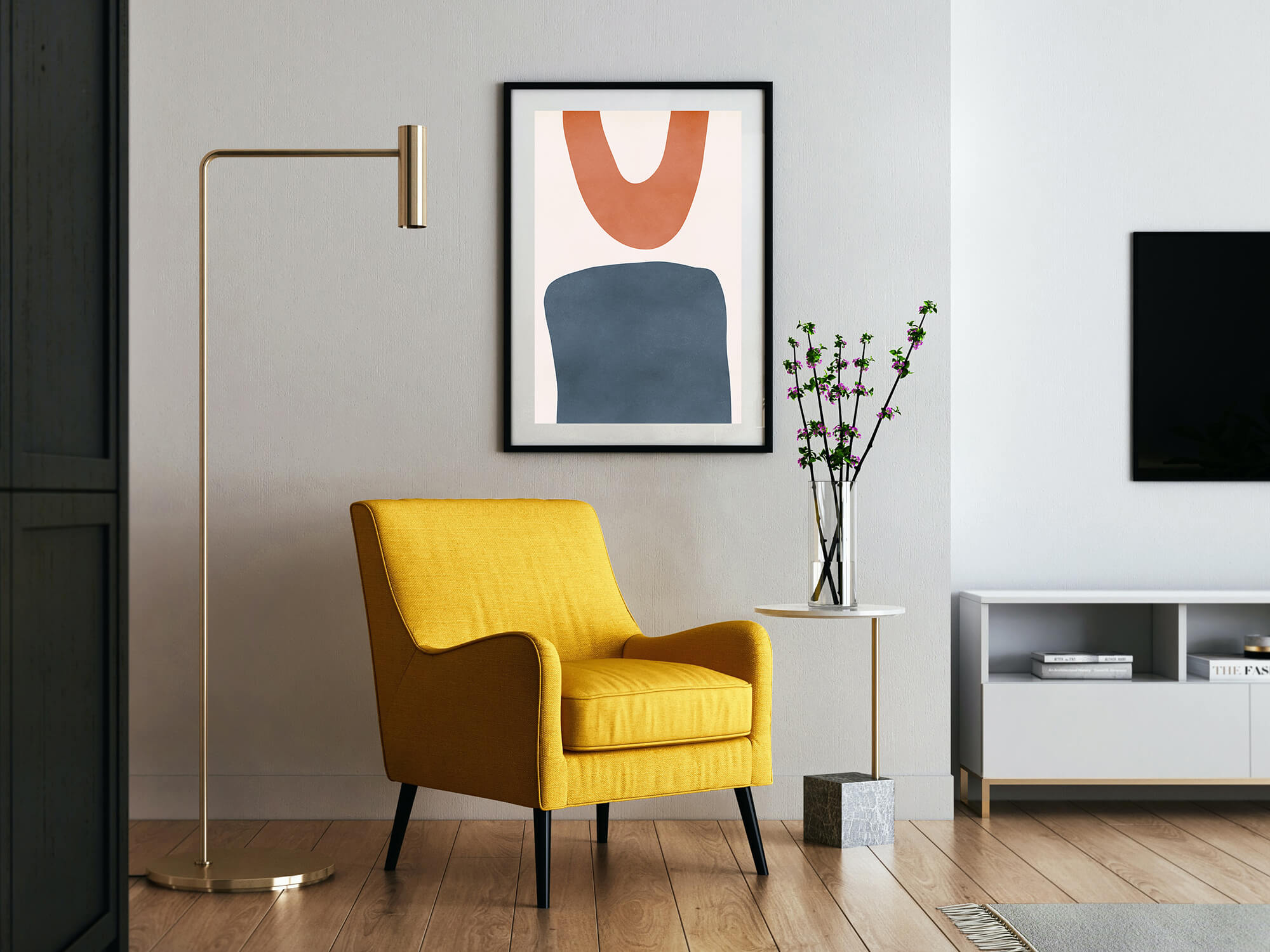 Shapes - abstracte wanddecoratie