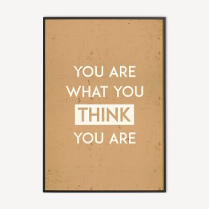 Typografie Poster en Print - Think