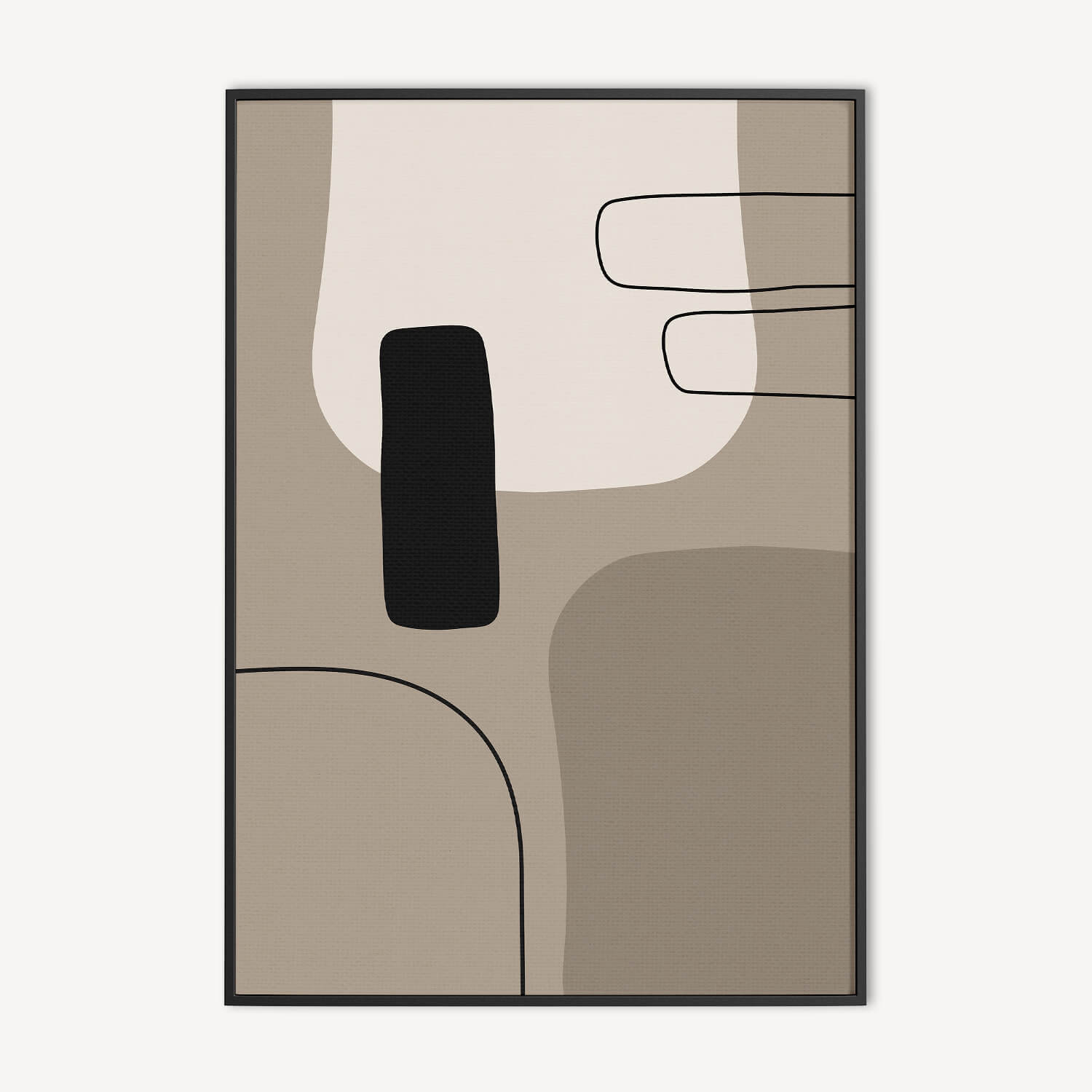 Minimalistische poster en print in neutrale kleuren