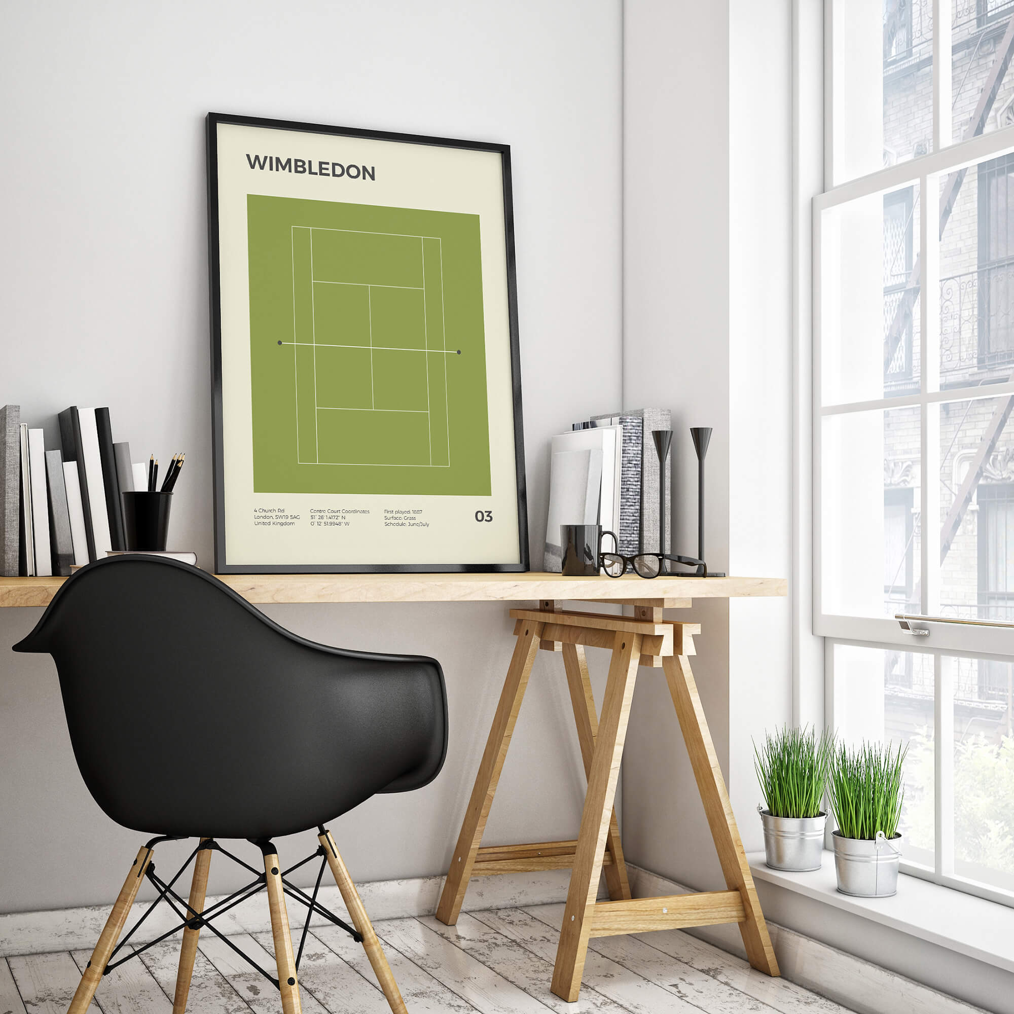 Wimbledon Poster en canvas print