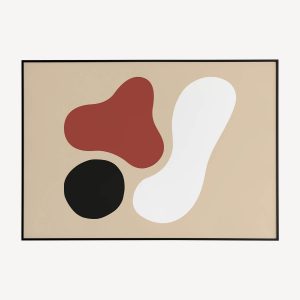 Abstracte Kunst Poster met Organische Vormen
