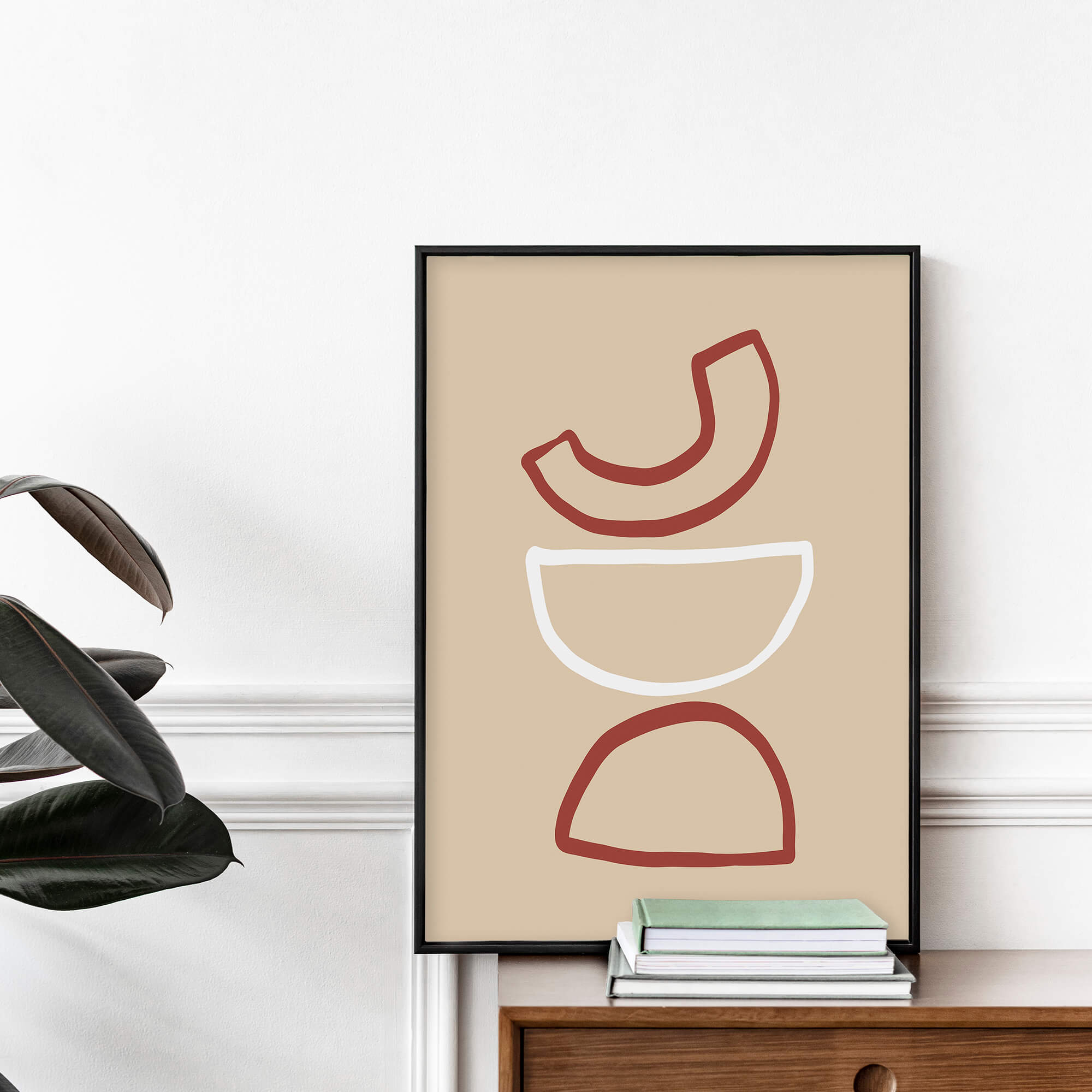 Warme kleuren poster