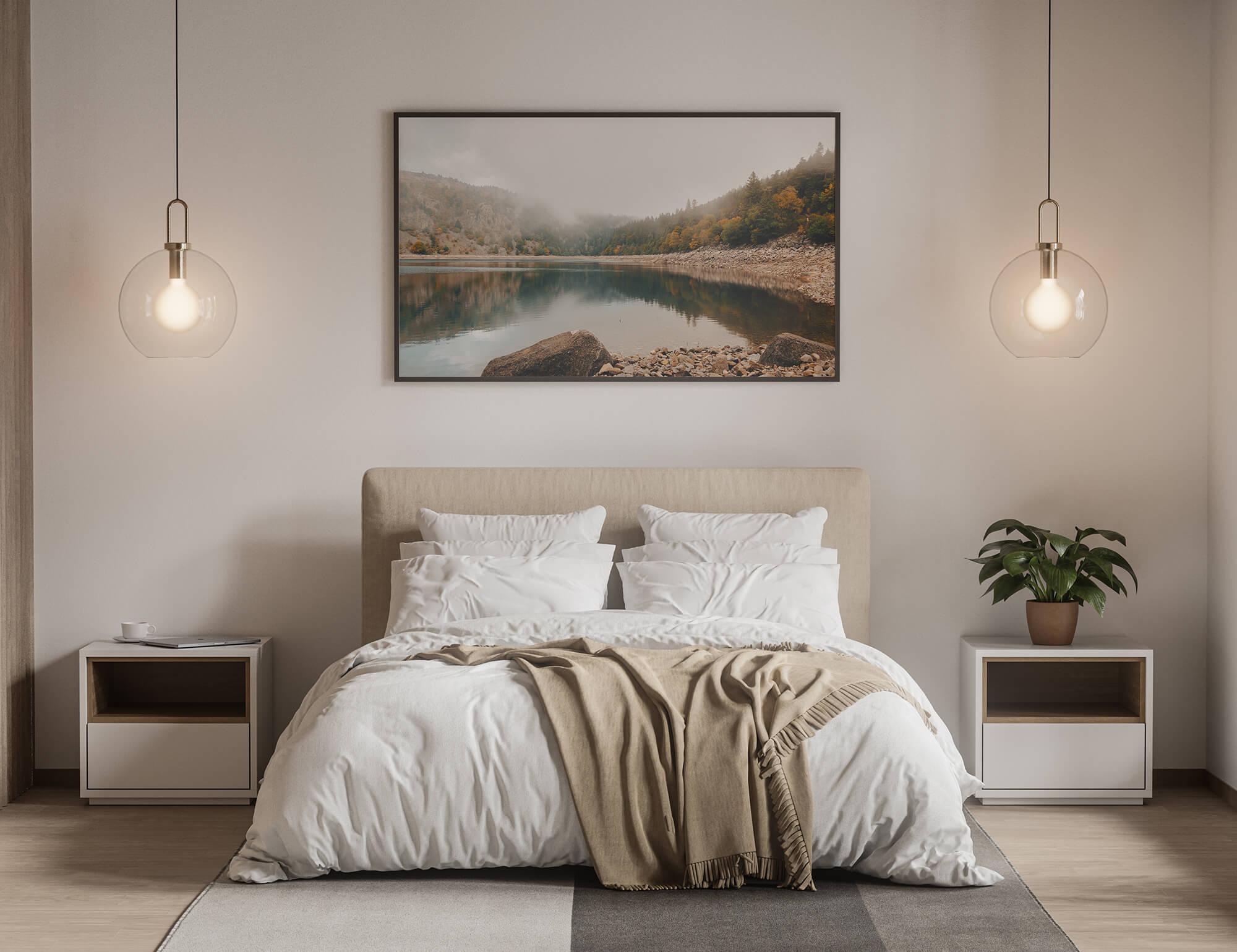 Natuur poster en canvas print in herfstkleuren