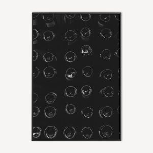 wijnflessen patroon poster